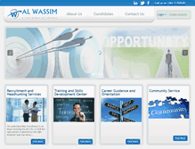 Tablet Screenshot of alwassim.com
